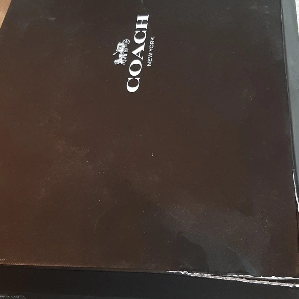 Coach BLack Leather NIB Knee-High Boots
